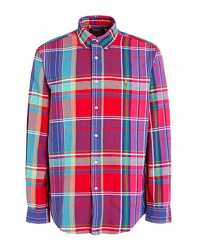 POLO RALPH LAUREN Checked shirt Red 100% Cotton