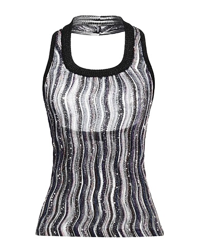 MISSONI Top Blue 85% Viscose, 5% Metal, 5% Polyamide, 5% Polyester