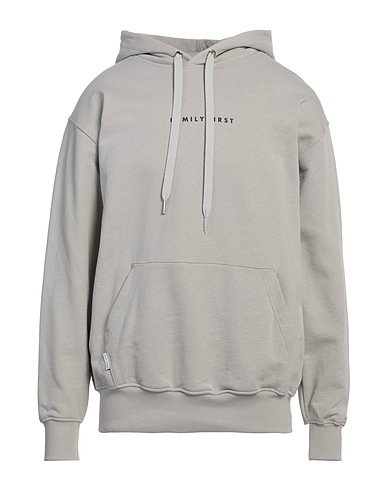FAMILY FIRST  Milano Sweat-shirt Gris clair 100% Coton