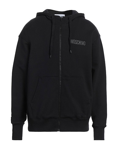 MOSCHINO Felpa Nero 100% Cotone organico