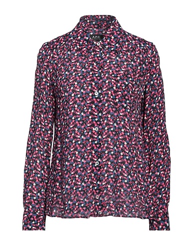 A.P.C. Floral shirts & blouses Magenta 100% Viscose