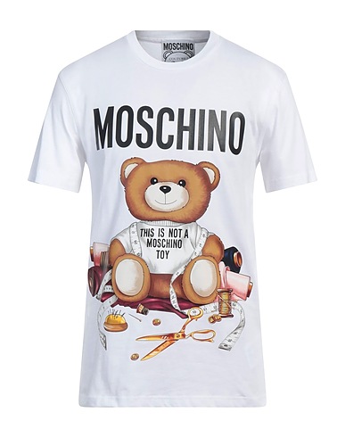 MOSCHINO T-shirt COUTURE White 100% Organic cotton