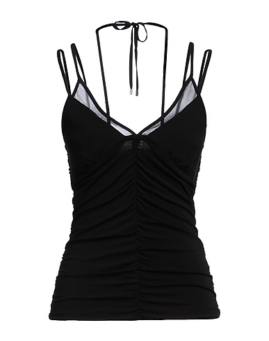 SIMONA CORSELLINI Top NERO 95% Viscosa, 5% Elastan