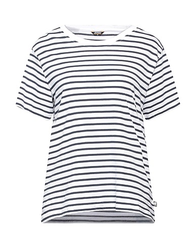 K-WAY T-shirt Bianco 100% Cotone
