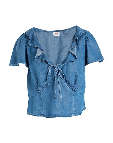 LEVI'S Denim shirt Blue 100% Lyocell