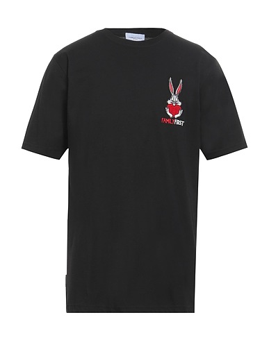 FAMILY FIRST  Milano T-Shirt Schwarz 100% Baumwolle