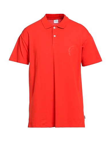 ASPESI Poloshirt Tomatenrot 95% Baumwolle, 5% Elastan