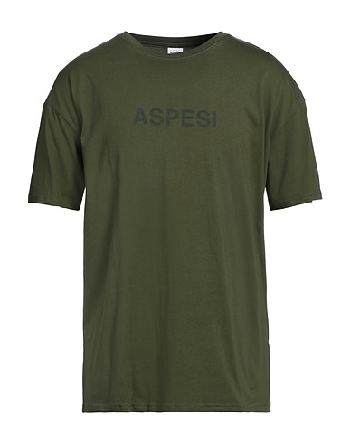 ASPESI T-Shirt Militärgrün 100% Baumwolle