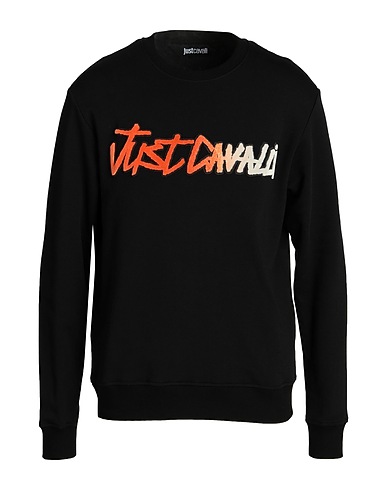 JUST CAVALLI Sweatshirt Black 100% Cotton