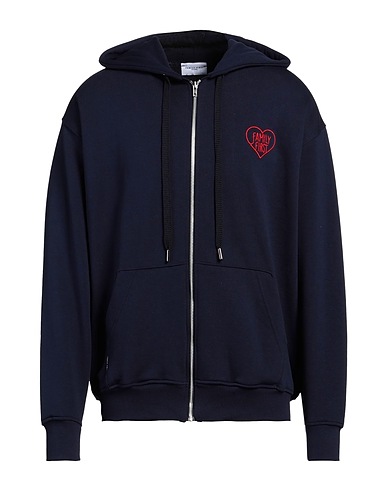 FAMILY FIRST  Milano Hooded track jacket  Midnight blue 100% Cotton