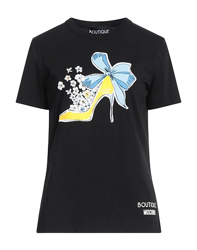 BOUTIQUE MOSCHINO T-shirt Black 100% Cotton