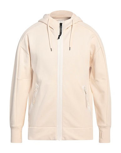 C.P. COMPANY Felpa Avorio 100% Cotone