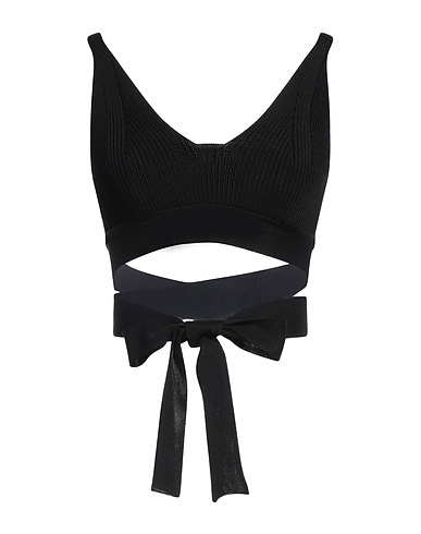 FORTE_FORTE Top Nero 90% Viscosa, 9% Poliammide, 1% Elastan