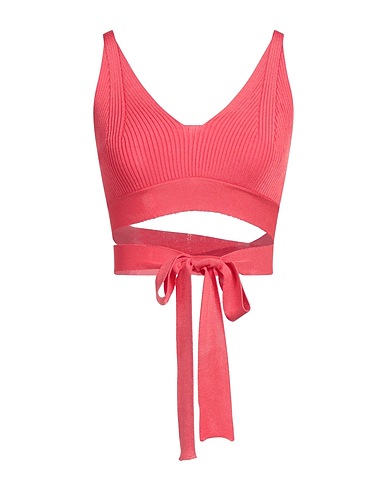 FORTE_FORTE Top Coral 90% Viscose, 9% Polyamide, 1% Elastane