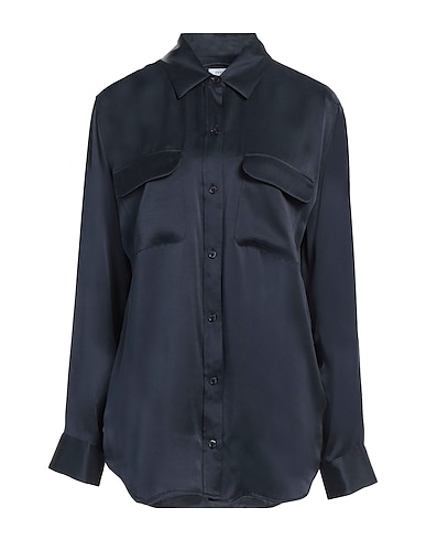 EQUIPMENT Camicie e bluse in seta Blu notte 100% Seta