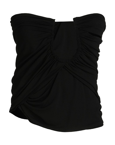 MUGLER Top Black 95% Viscose, 5% Elastane