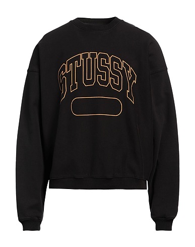 STUSSY Sweatshirt Black 100% Cotton