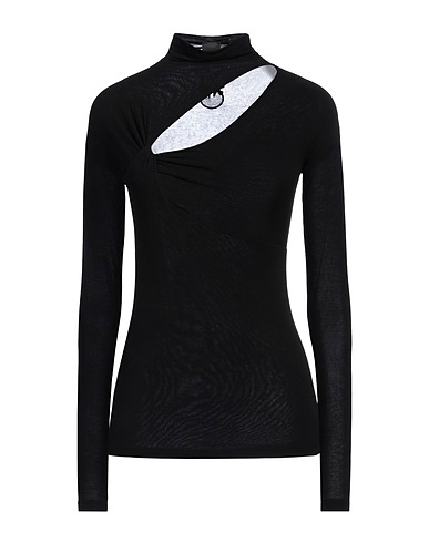 PINKO T-shirt Nero 66% Viscosa, 19% Poliammide, 9% Cachemire, 6% Elastan