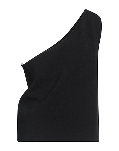 VINCE. Top Nero 75% Viscosa, 25% Poliestere