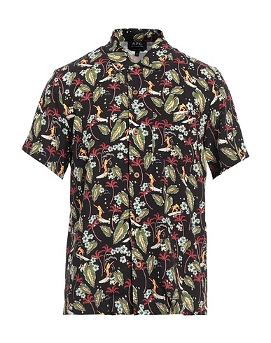 A.P.C. Patterned shirt Black 100% Viscose