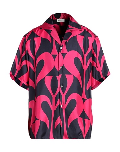 P.A.R.O.S.H. Patterned shirt Fuchsia 100% Silk