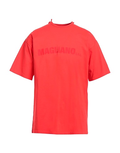 MAGLIANO T-shirt Corallo 100% Cotone, Elastan