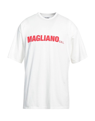 MAGLIANO T-shirt White 100% Cotton, Elastane