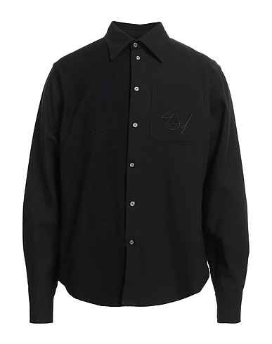 FALL WINTER SPRING SUMMER Camicie Nero 77% Cotone, 23% Poliammide, Seta