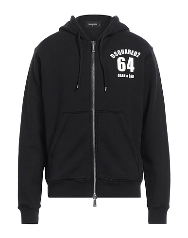 DSQUARED2 Felpa Nero 100% Cotone