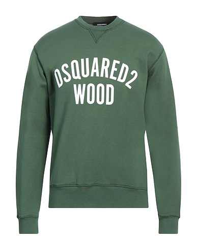 DSQUARED2 Sweatshirt Grün 100% Baumwolle