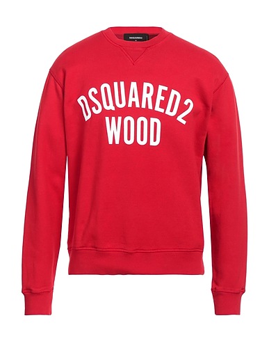 DSQUARED2 Felpa Rosso 100% Cotone