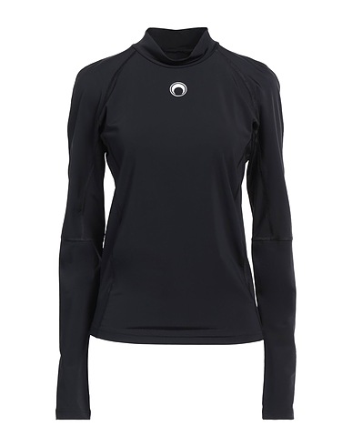MARINE SERRE Top Black 78% Polyamide, 22% Elastane