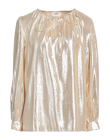 CELINE Top 60% Seda, 40% Poliéster metalizado