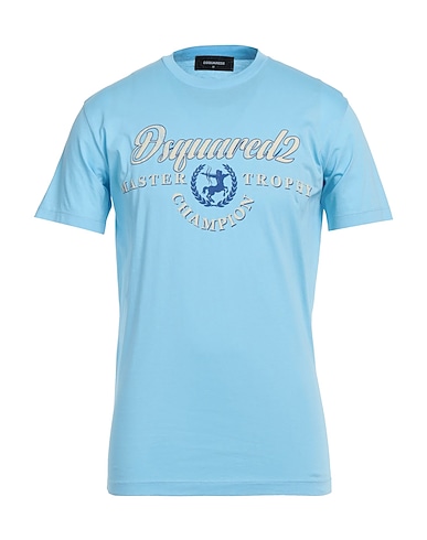 DSQUARED2 T-shirt Sky blue 100% Cotton