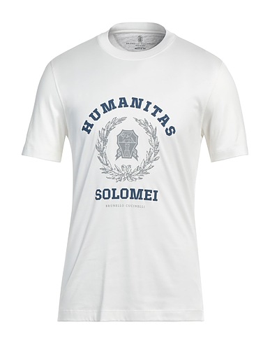 BRUNELLO CUCINELLI T-shirt Bianco 100% Cotone