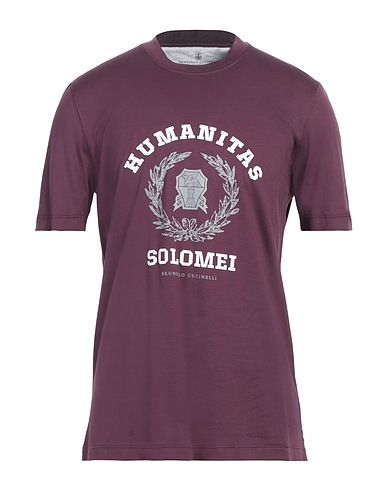 BRUNELLO CUCINELLI T-shirt Plum 100% Cotton