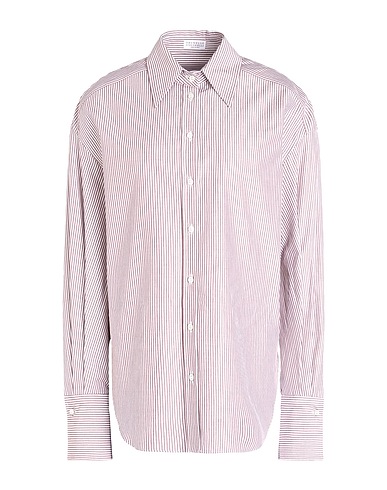 BRUNELLO CUCINELLI ストライプ柄シャツ モーブ コットン 96% / ナイロン 2% / ポリエステル 2%