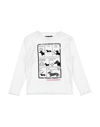 HARMONT & BLAINE T-shirt White 100% Organic cotton