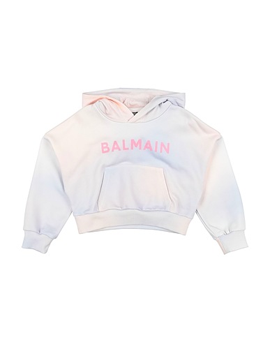 BALMAIN Hooded track jacket  Lilac 100% Cotton, Elastane