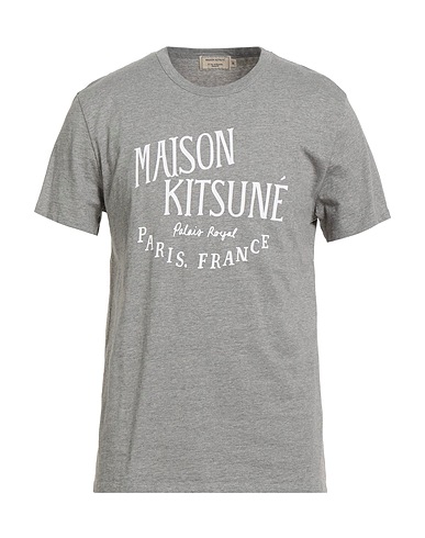 MAISON KITSUNÉ T-shirt Grigio 100% Cotone
