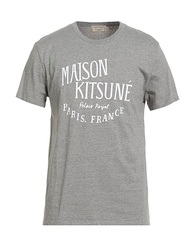 MAISON KITSUNÉ T-shirt GRIGIO 100% Cotton