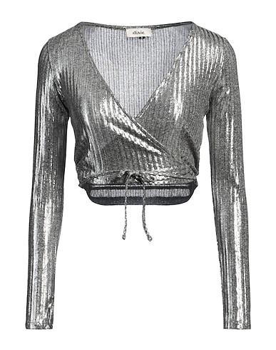 DIXIE Топ без рукавов Серебристый 97% Полиэстер, 3% Эластан