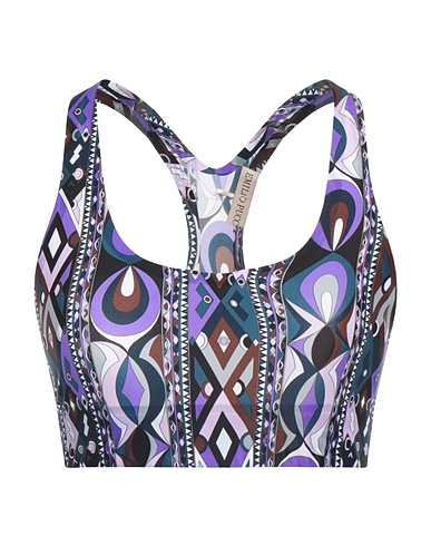 PUCCI Top Purple 90% Viscose, 6% Polyamide, 4% Elastane