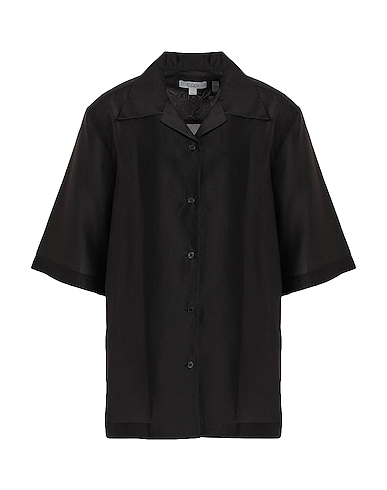 COS Solid colour shirts & blouses Black 83% Lyocell, 17% Polyester