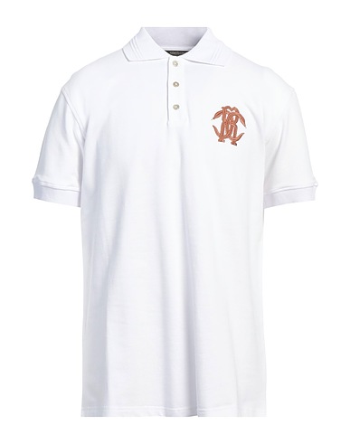 ROBERTO CAVALLI Polo shirt White 100% Cotton