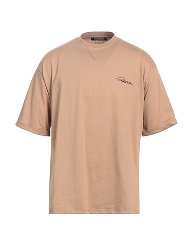 ROBERTO CAVALLI Basic T-shirt Beige 100% Cotton