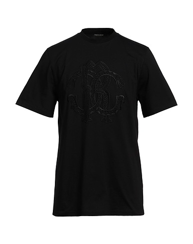 ROBERTO CAVALLI T-shirt Nero 100% Cotone