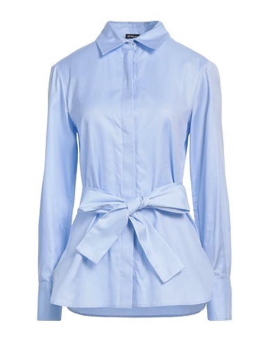 KITON Camicie Blu chiaro 100% Cotone