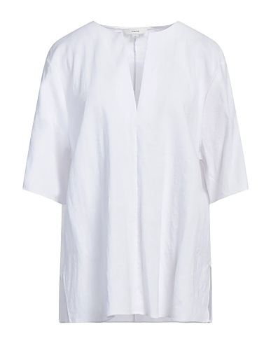 VINCE. Top Bianco 58% Lino, 39% Rayon, 3% Elastan
