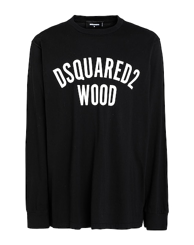 DSQUARED2 Ｔシャツ ブラック コットン 100%